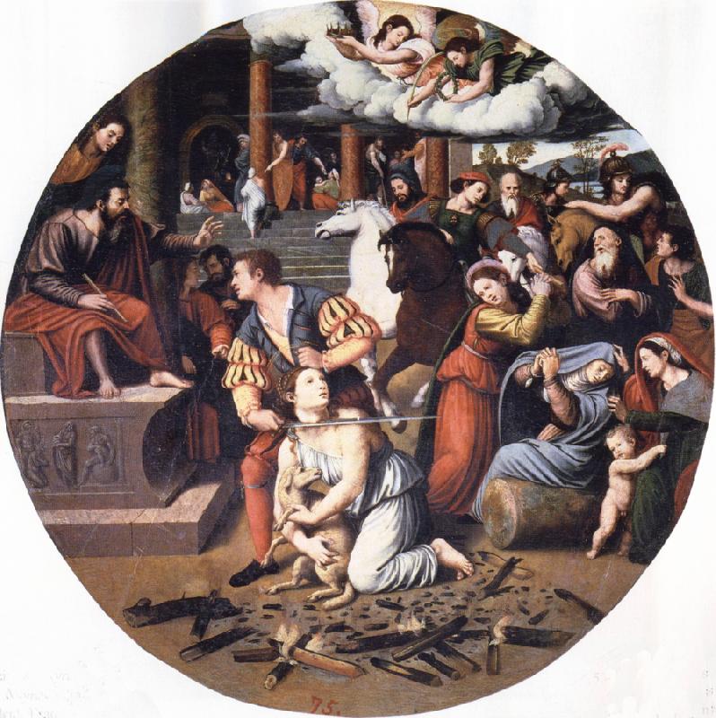 Juan Vicente Masip Martyrdom of St.Agnes